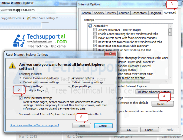 Internet Explorer Reset2 Internet Explorer Reset2