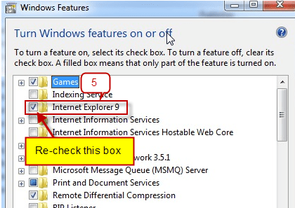 Reinstall Internet Explorer5