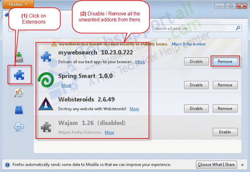 remove-unwanted-addons-from-firefox
