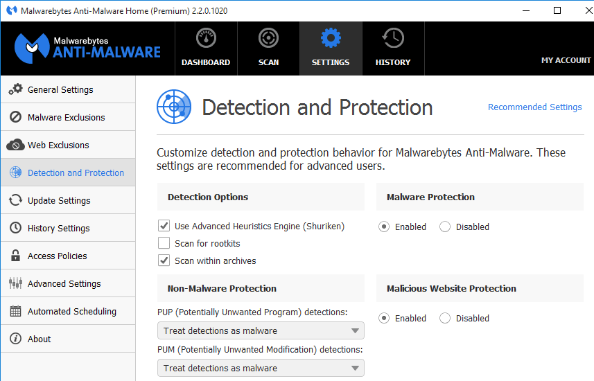 malwarebytes vs windows defender