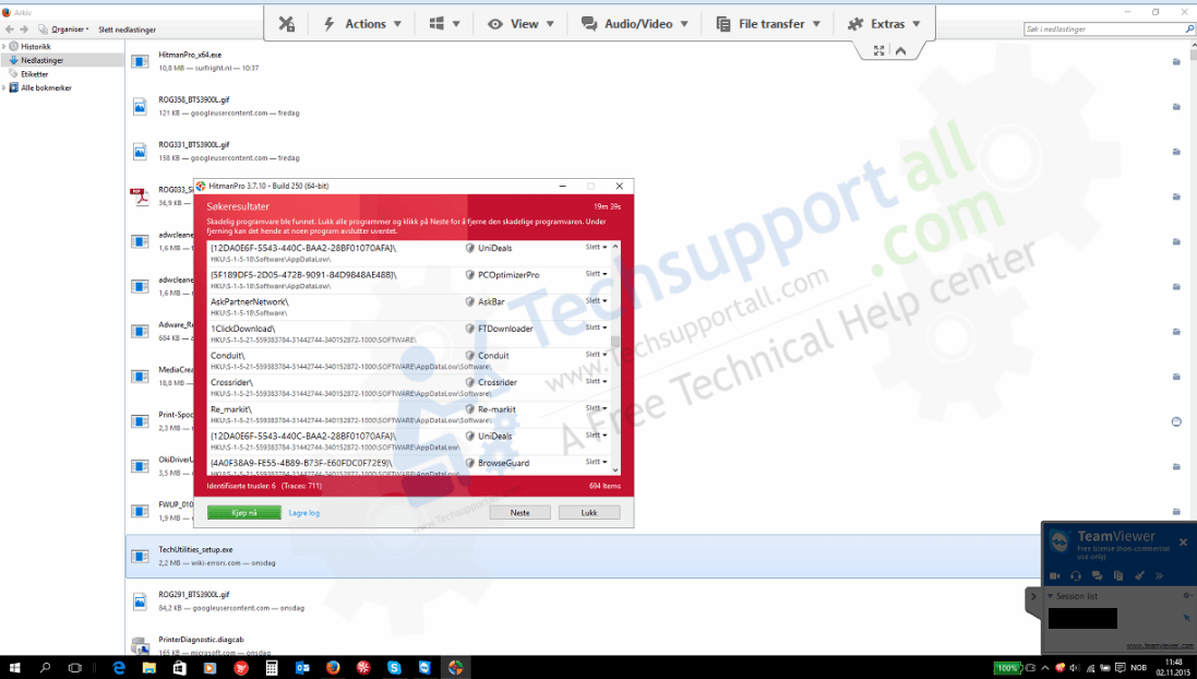 Print Spooler Error Code- 0x800706b9 Hitmanpro Scan Image