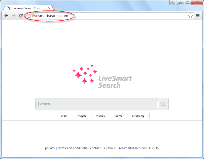 Livesmartsearch.com Homepage Image