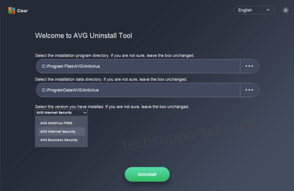 AVG Removal Tool