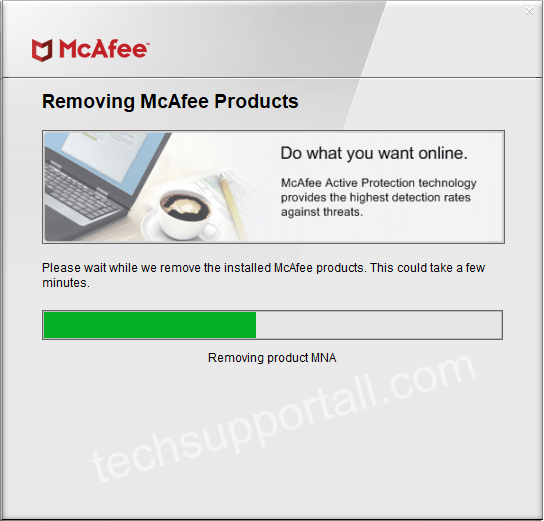 mcafee endpoint security removal tool