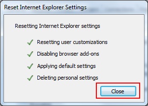 how to reset Internet Explorer