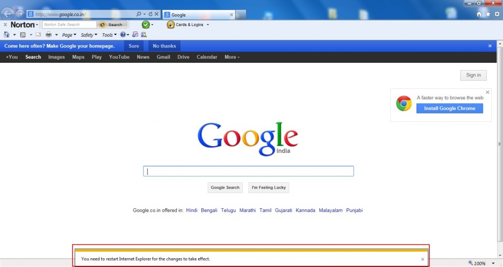 how to reset Internet Explorer