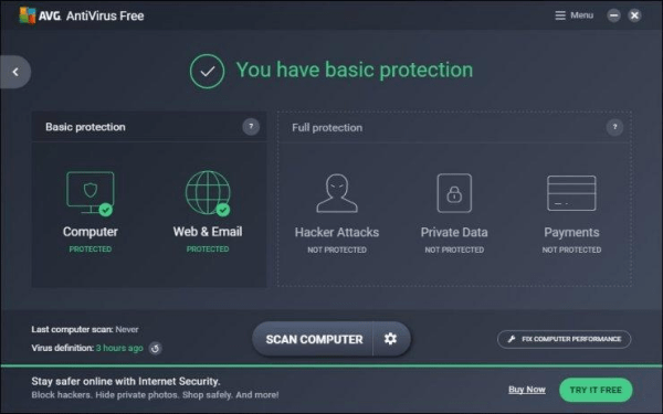 Download AVG Antivirus Free