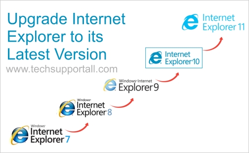 Upgrade Internet Explorer