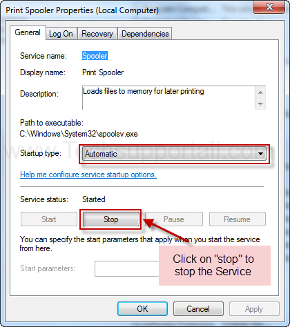 Windows Vista Printer Spooler Crash