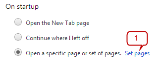 Página de inicio de Google Chrome paso1