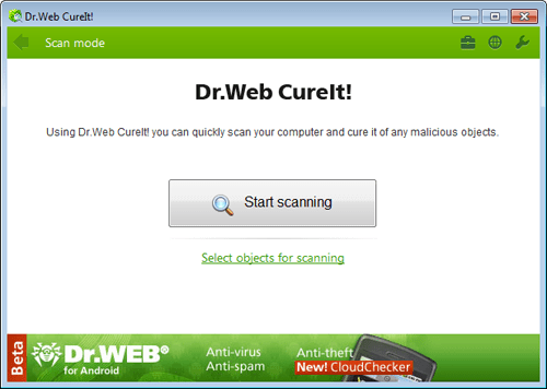 Dr web cureit download on demand scanner