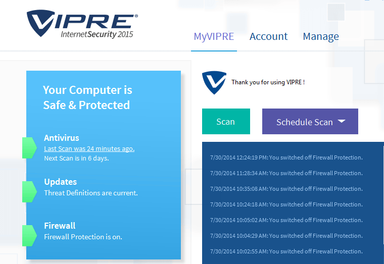 Vipre Internet Security 2015