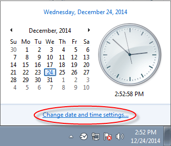 Display of Date & Time format in Windows