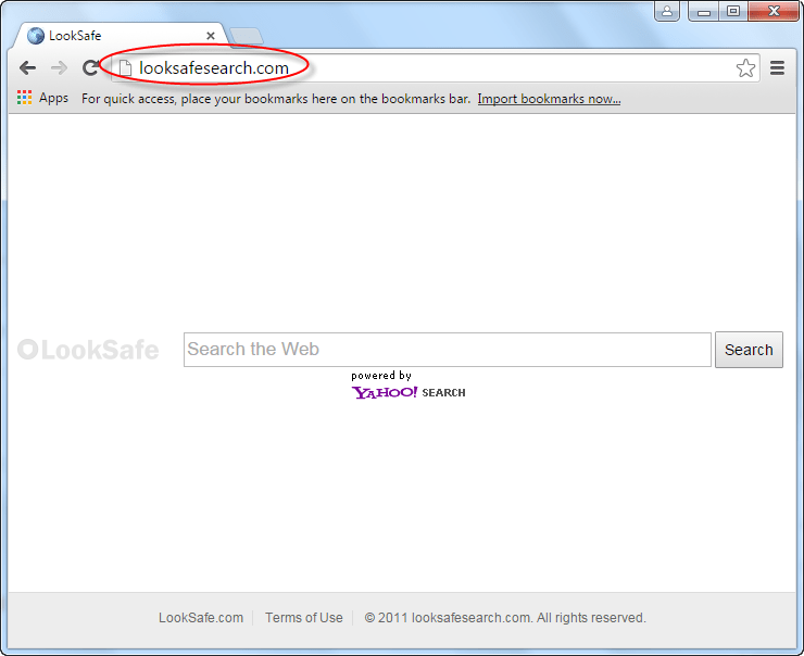 Looksafesearch.com Homepage Image