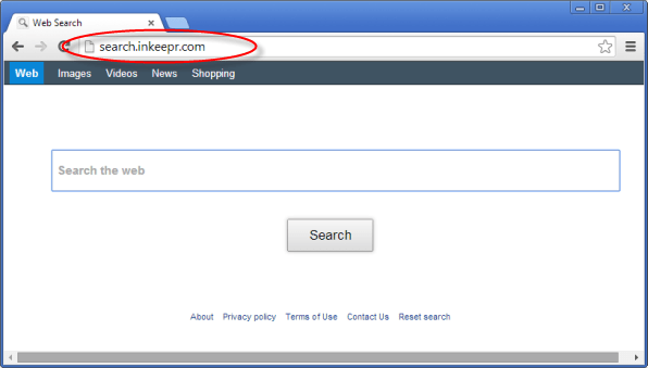 Search.inkeepr.com Homepage Image