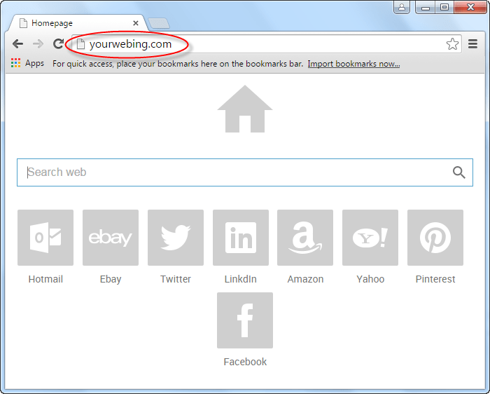 yourwebing.com homepage image