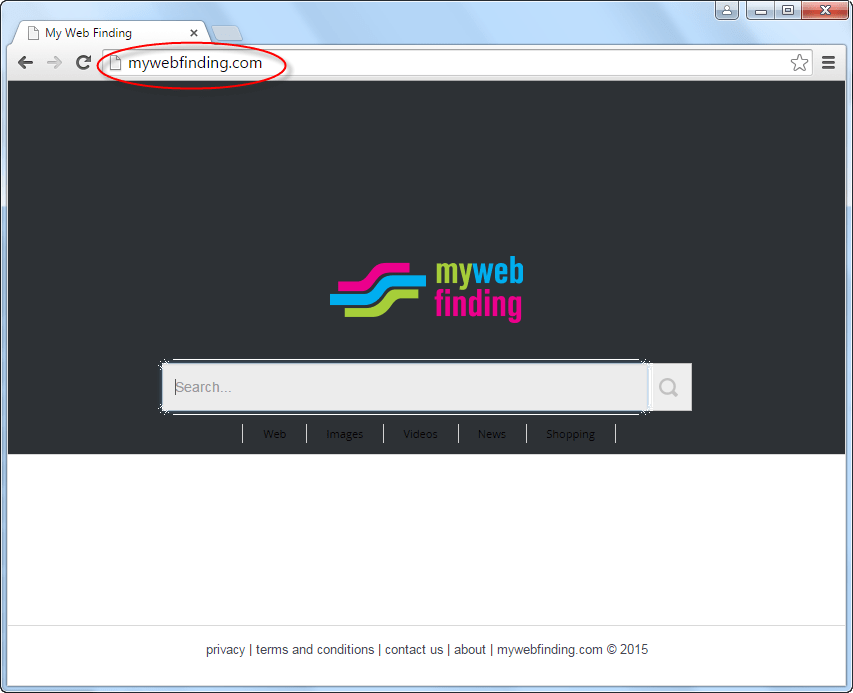 Mywebfinding.com Homepage Image