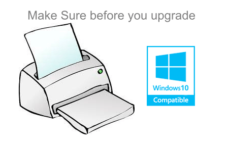 Make sure your printer is compatible with Windows 10. Before your upgrade your windows