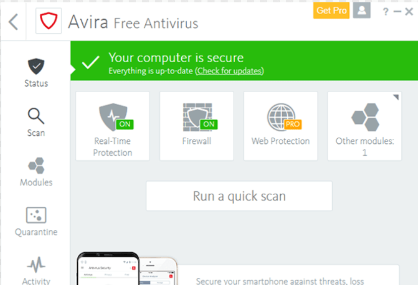 free antivirus windows 7 64 bit avira