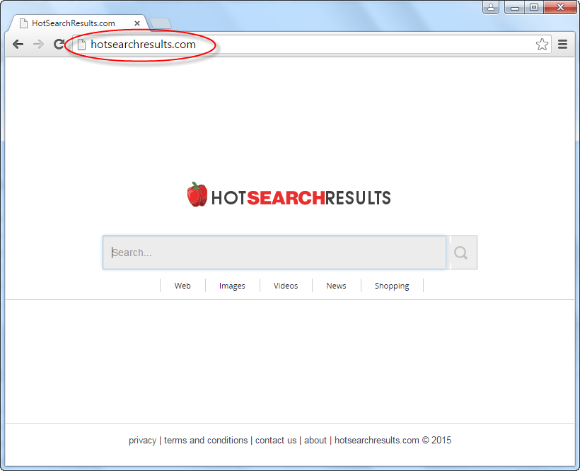 Hotsearchresults.com Homepage Image