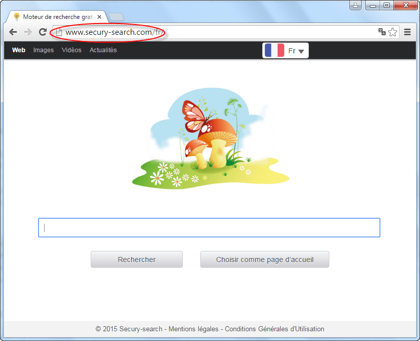Secury-search.com Homepage Image
