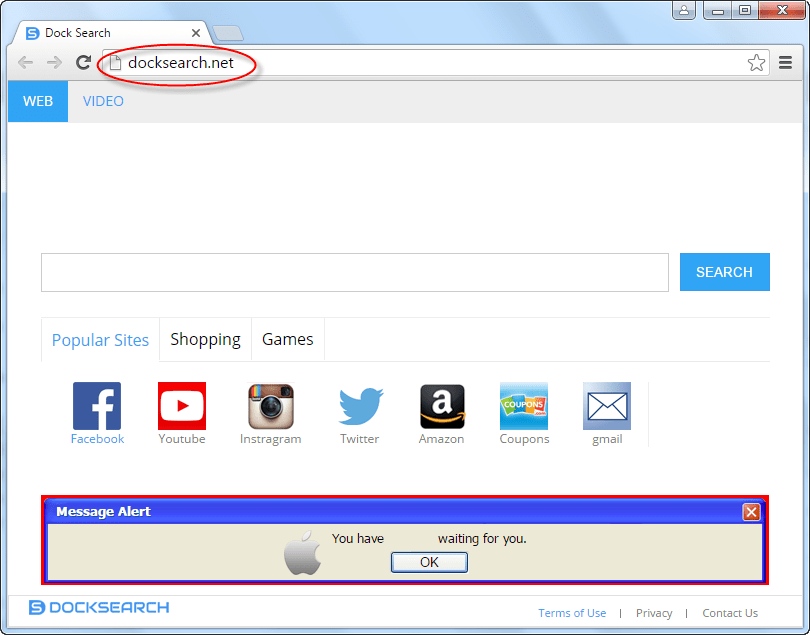 DockSearch.net Homepage Image