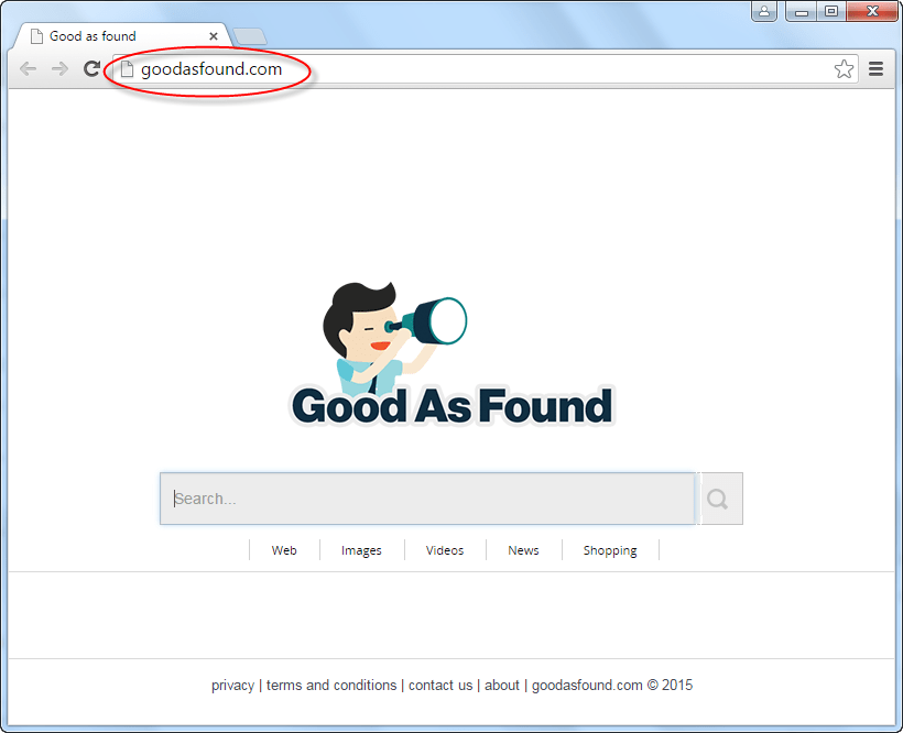 Goodasfound.com Homepage Image