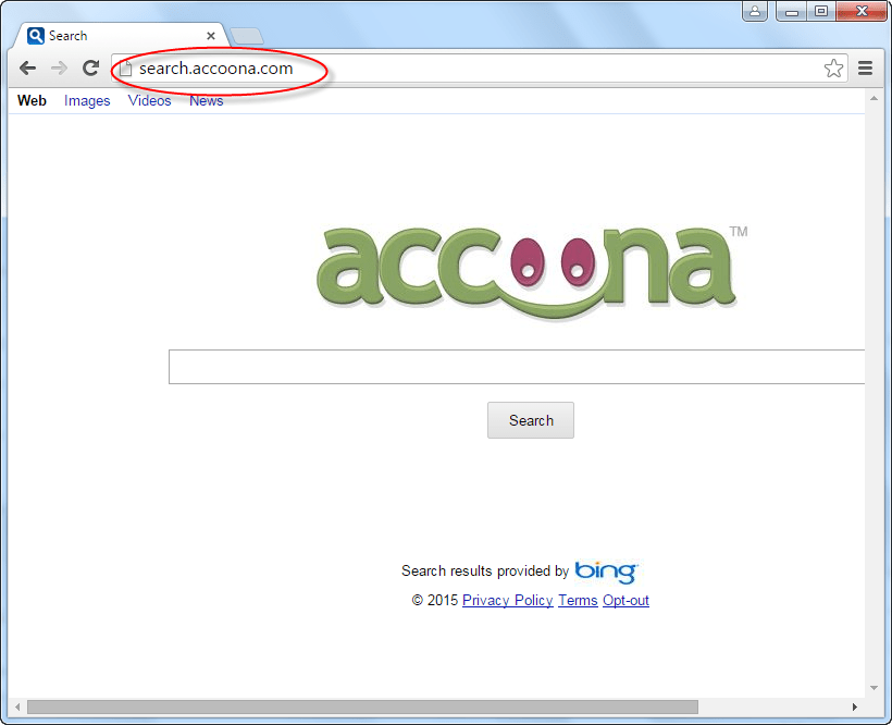 Search.Accoona.com Homepage Image