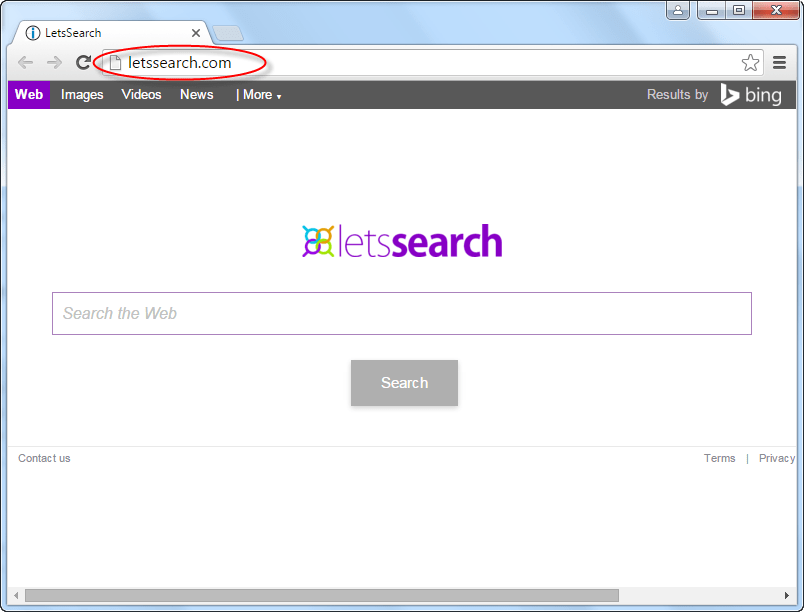 LetsSearch.com Homepage Image