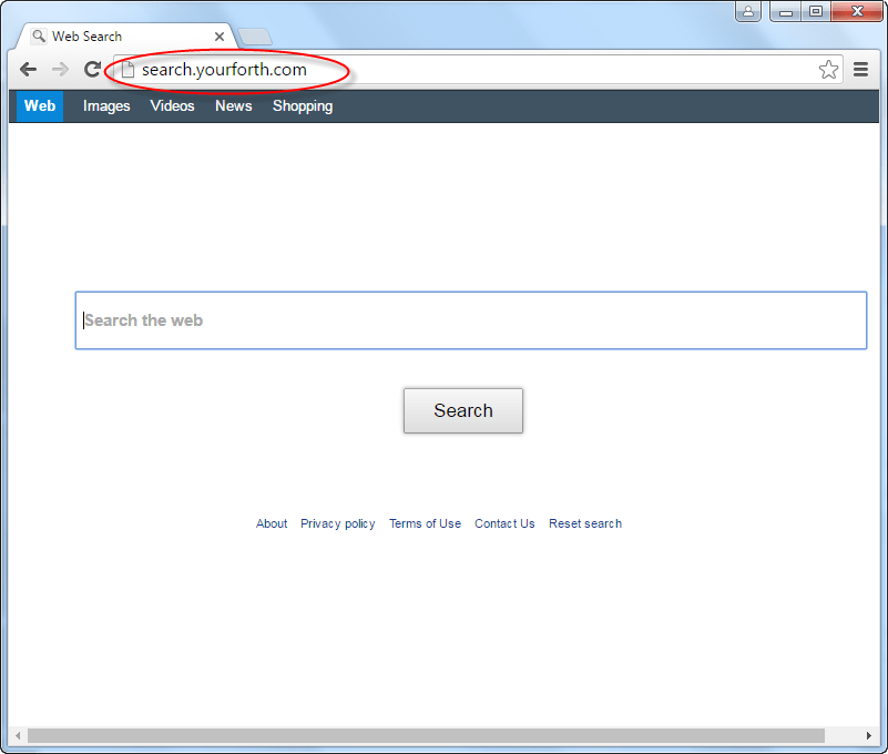 Search.yourforth.com Homepage Image