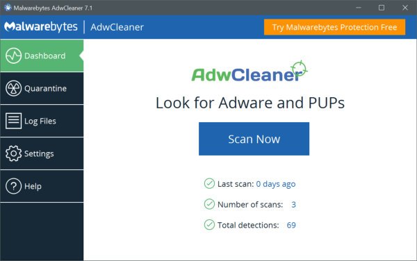 adware cleaner malwarebytes