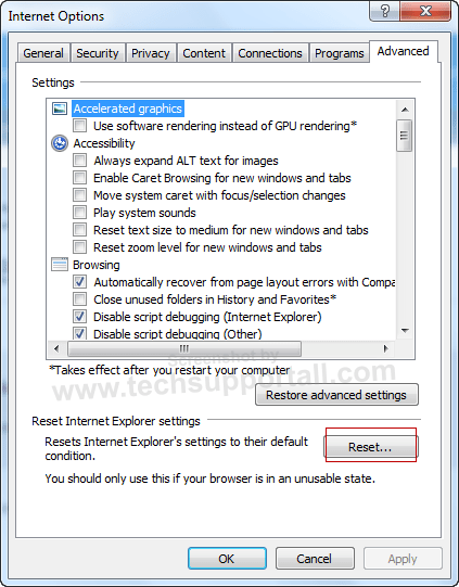 How to Reset Internet Explorer