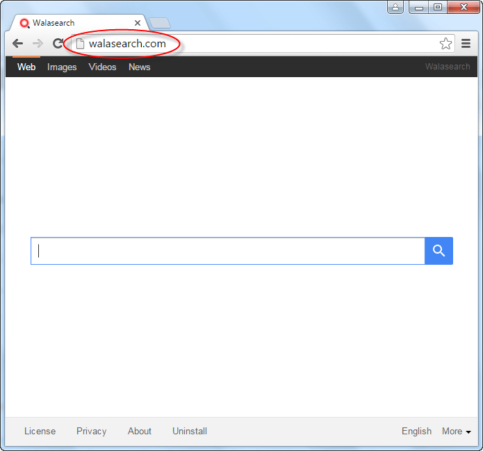 Walasearch.com Homepage Image