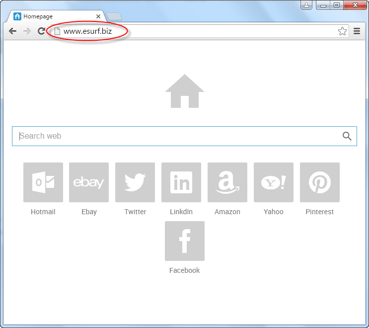 ensurf.biz homepage Image