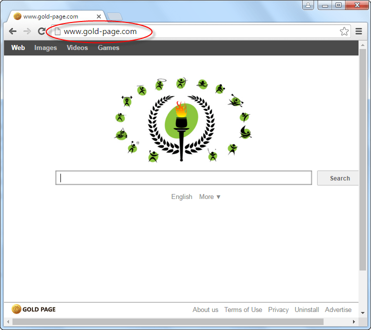 gold-page.com homepage Image