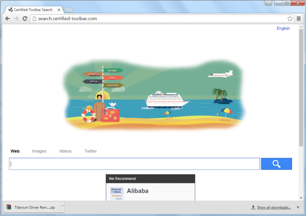 search.certified-toolbar.com homepage Image