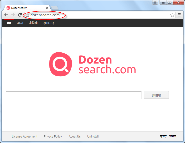 Dozensearch.com Homepage Image
