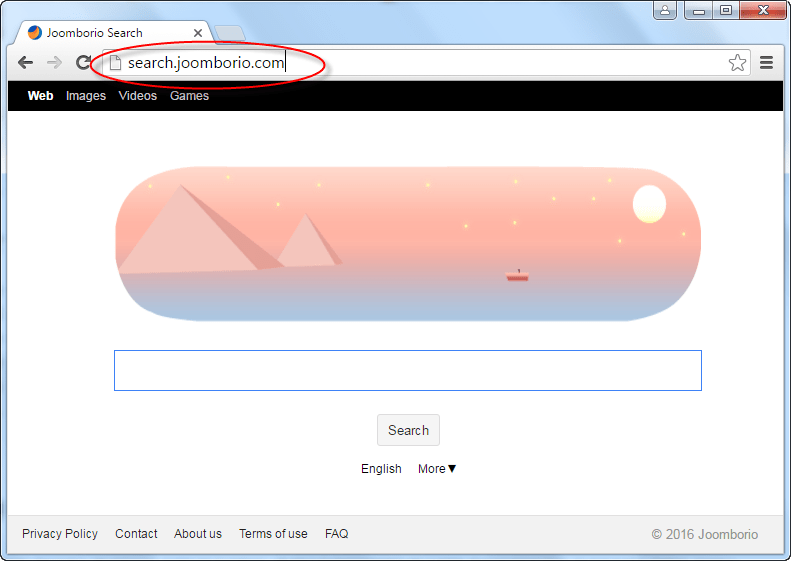 Search.Joomborio.com Homepage Image