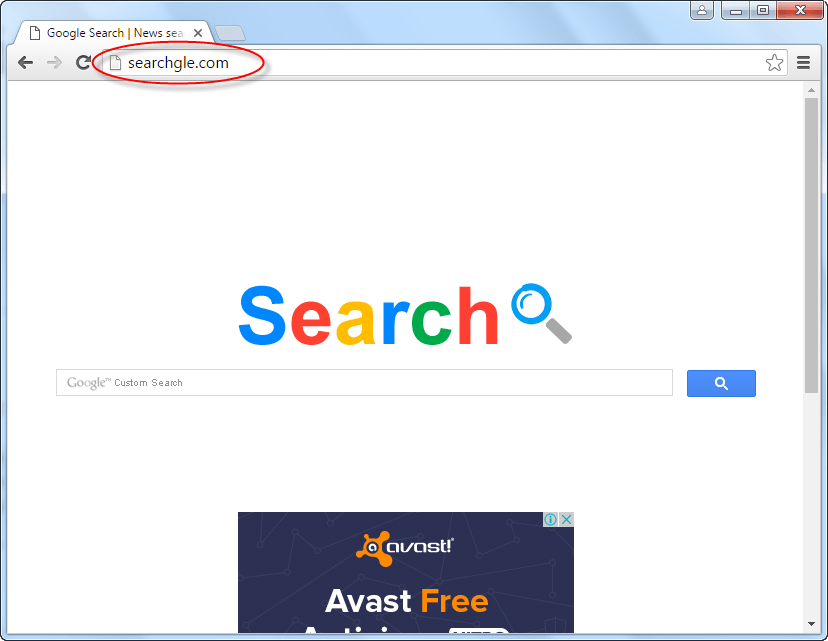 Searchgle.com Homepage image