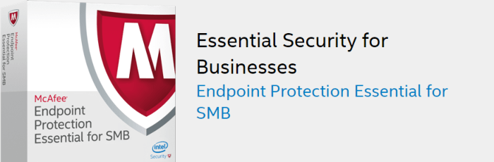McAfee Endpoint Protection SMB