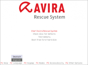 download Avira Rescue System ISO 16.11.2021