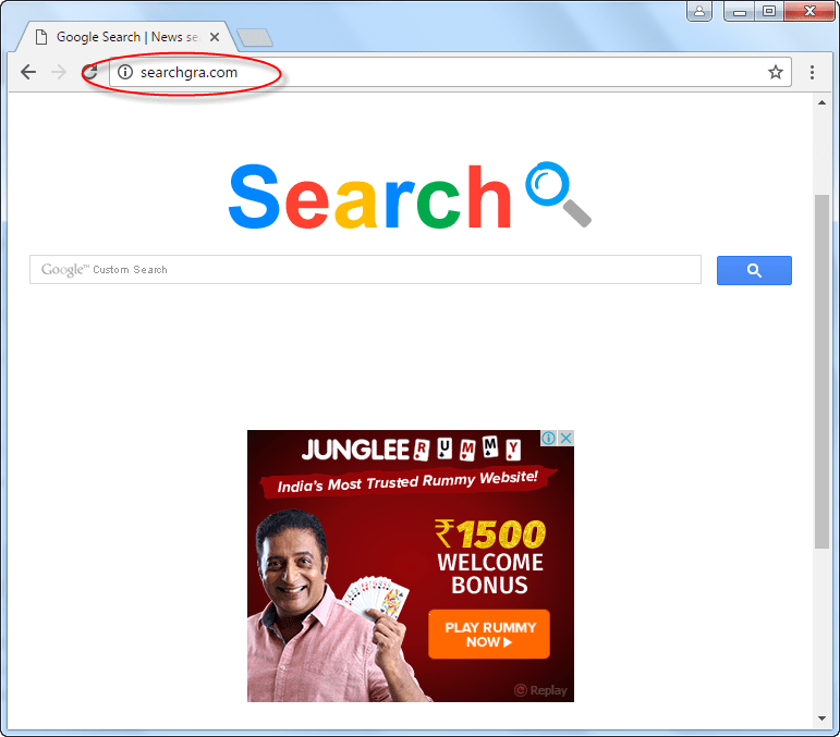 Searchgra.com Homepage Image