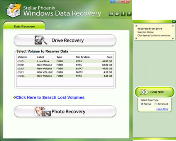 Steller Phonenix Windows Data Recovery
