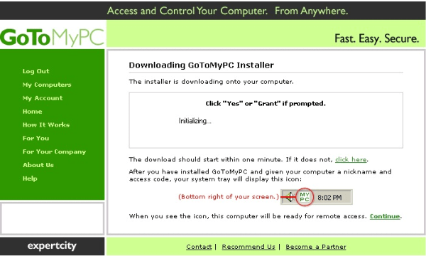 Citrix GotoMyPC remote Support Software