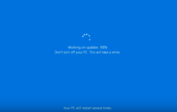 Working on Windows 10 updates and Windows restarting