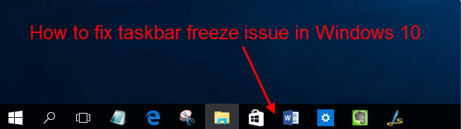 fix taskbar freeze
