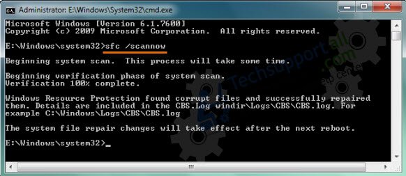 sfc command to repair the windows update