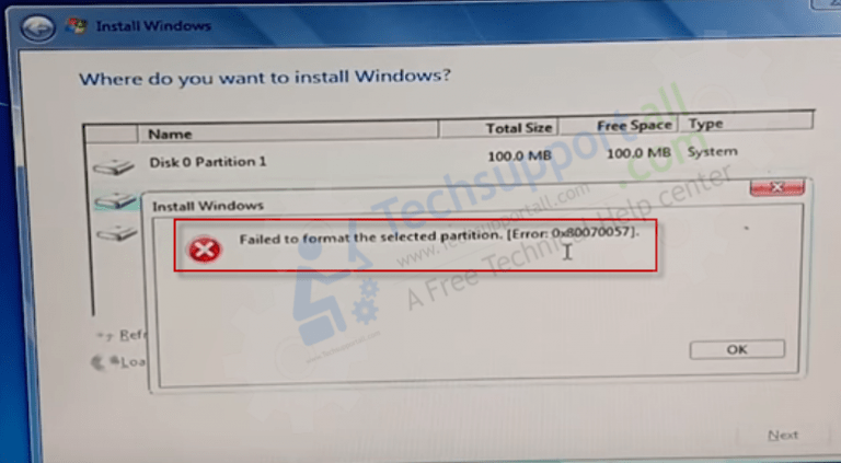 partition failed could not unmount disk