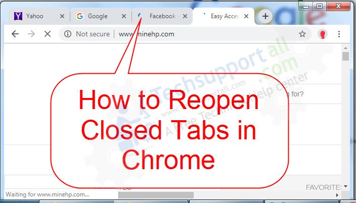 restore chrome's closed tabs