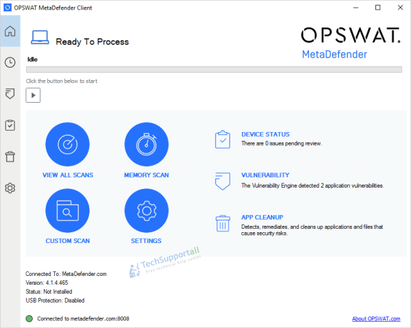 Opswat metadefender multi av scanner